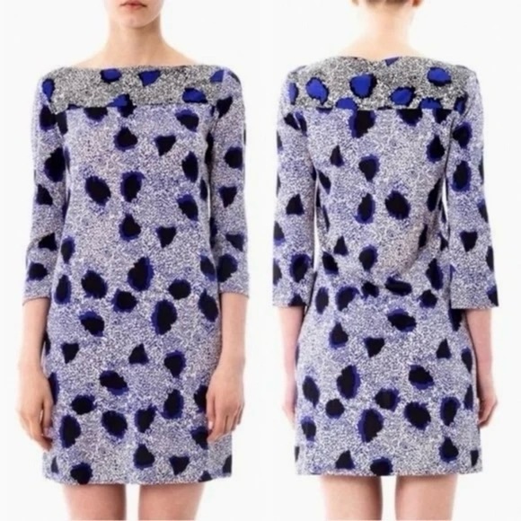 Diane von Furstenberg Ruri Cheetah Print Silk Shift Dress – Size 6 - Picture 12 of 12